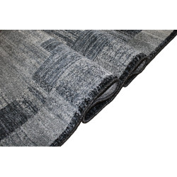Chodnik SPIRIT SZARY Prostokąty GRUBY MIĘKKI 80cm