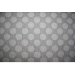Wykładzina POLKA DOTS Szara w kropki kółka ATEST