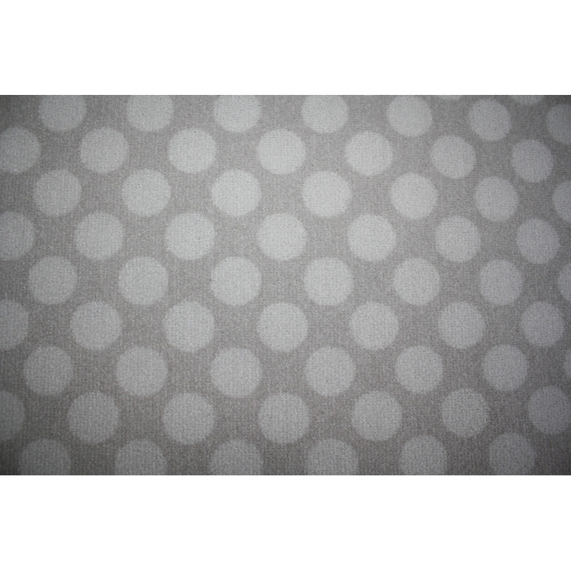 Wykładzina POLKA DOTS Szara w kropki kółka ATEST Wykładzina POLKA DOTS Szara w kropki kółka ATEST
