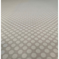 Wykładzina POLKA DOTS Szara w kropki kółka ATEST Wykładzina POLKA DOTS Szara w kropki kółka ATEST