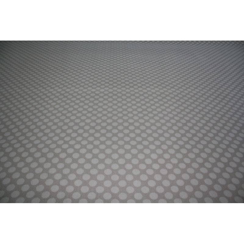 Wykładzina POLKA DOTS Szara w kropki kółka ATEST Wykładzina POLKA DOTS Szara w kropki kółka ATEST