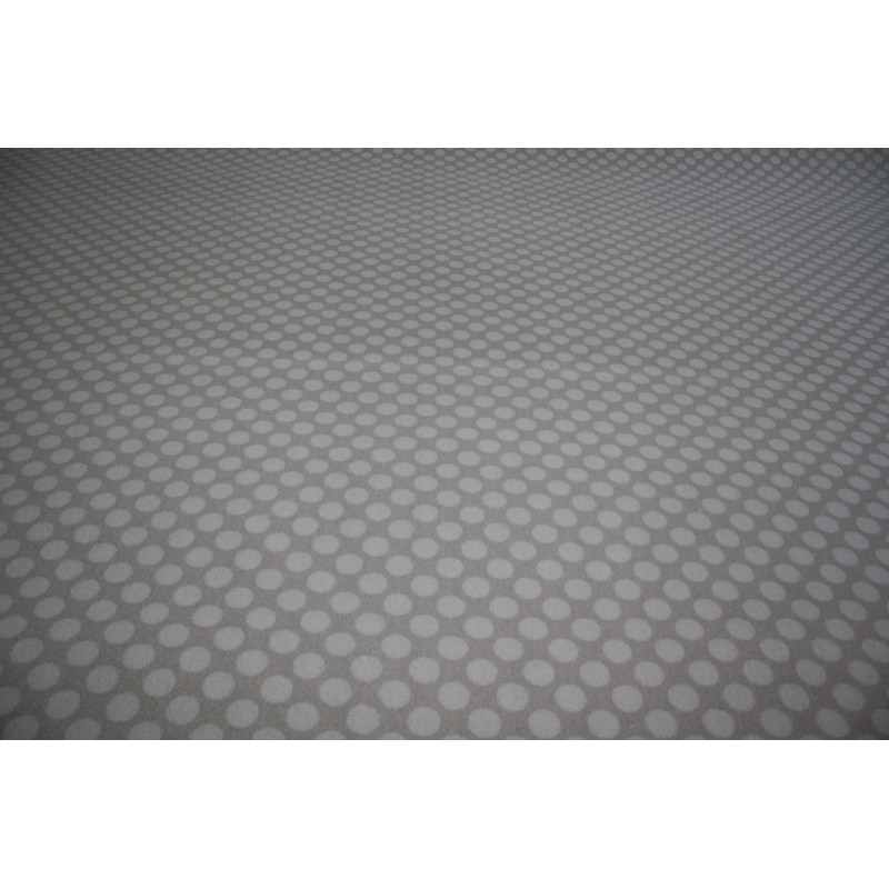 Wykładzina POLKA DOTS Szara w kropki kółka ATEST Wykładzina POLKA DOTS Szara w kropki kółka ATEST