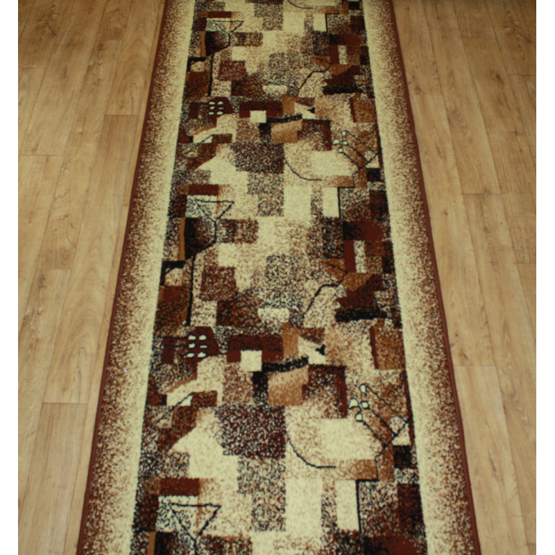 CHODNIK BCF MOCNY PRAKTYCZNY Brąz Beż 100cm CHODNIK BCF MOCNY PRAKTYCZNY Brąz Beż 100cm