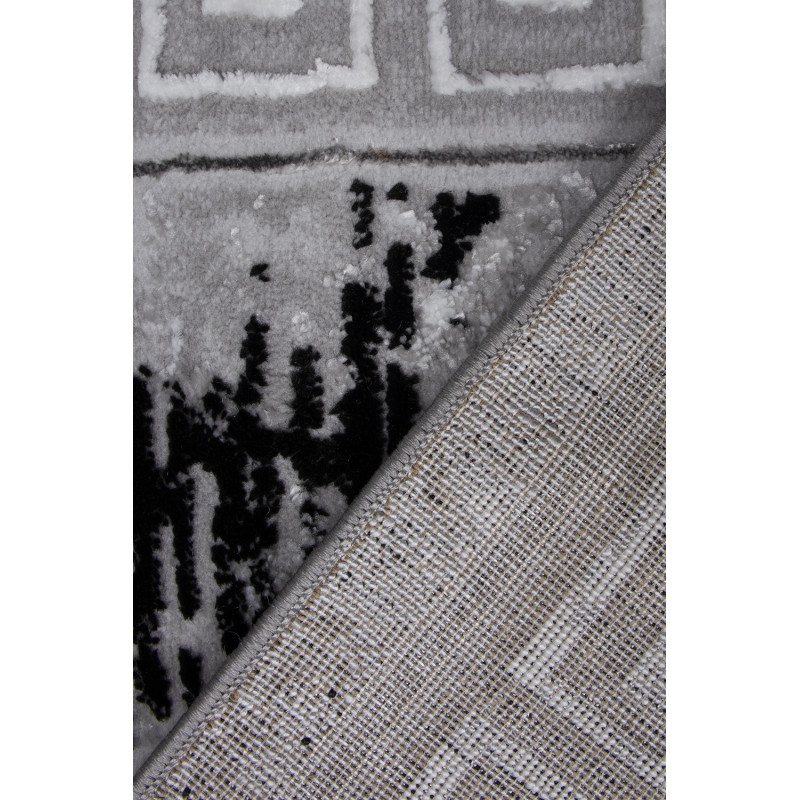 Dywan HOME 350 GREY/BLACK 80x150cm Dywan HOME 350 GREY/BLACK 80x150cm