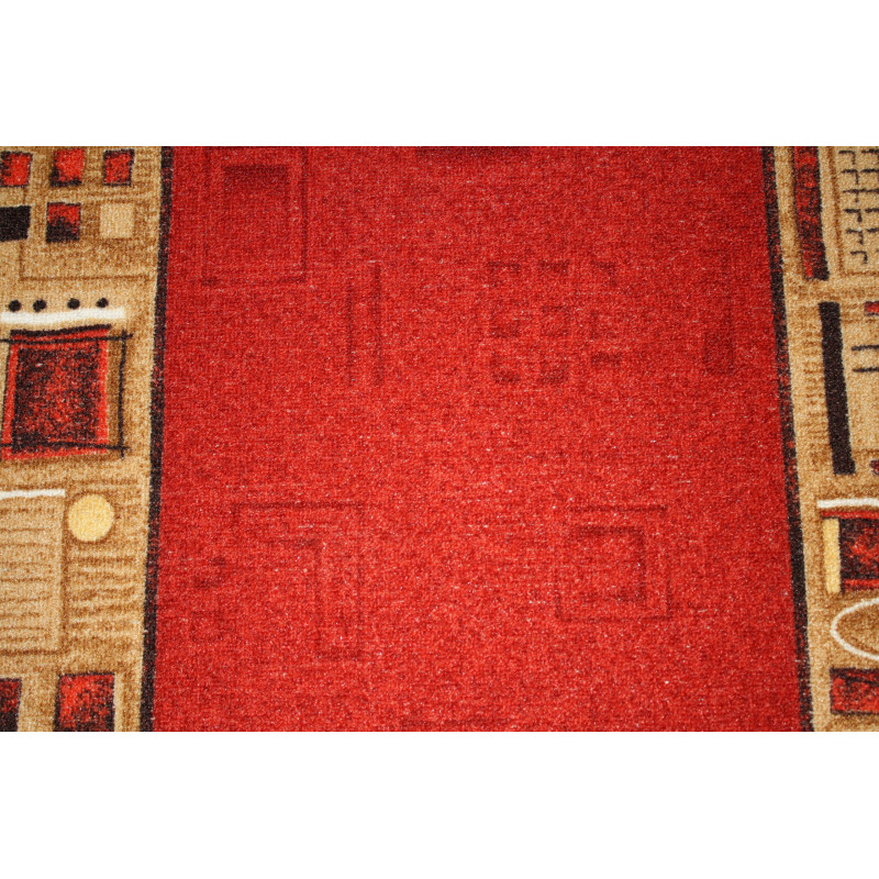CHODNIK PODGUMOWANY Jena 10 Czerwony 80 CM AW CHODNIK PODGUMOWANY Jena 10 Czerwony 80 CM AW