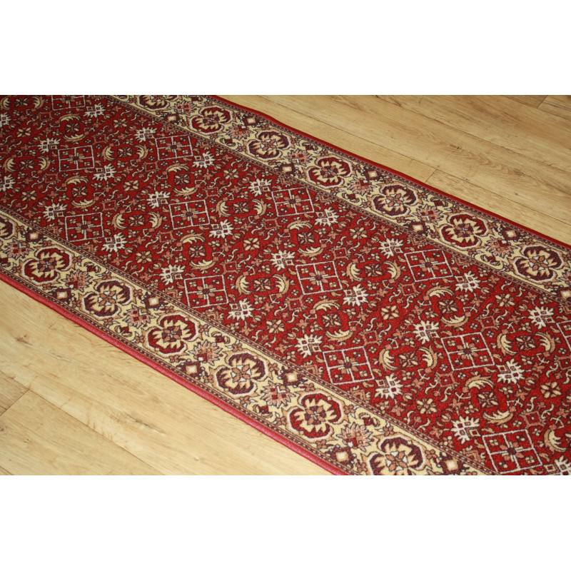 CHODNIK PODGUMOWANY Bidjar 10 BORDO 100 CM AW CHODNIK PODGUMOWANY Bidjar 10 BORDO 100 CM AW