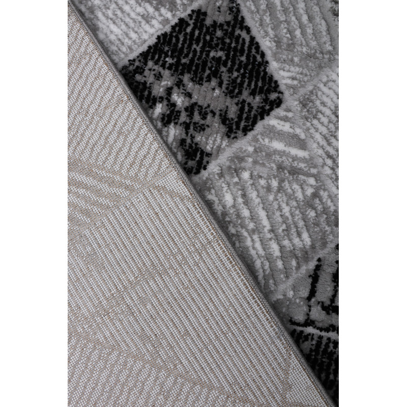 Dywan HOME 383 GREY/BLACK 133x190cm Dywan HOME 383 GREY/BLACK 133x190cm