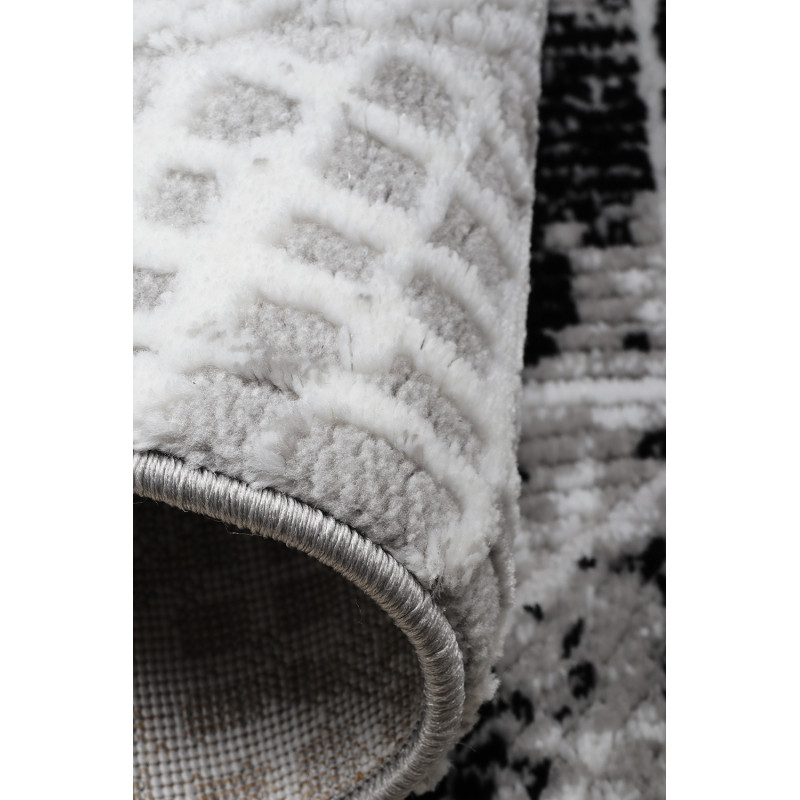 Dywan HOME 383 GREY/BLACK 133x190cm Dywan HOME 383 GREY/BLACK 133x190cm