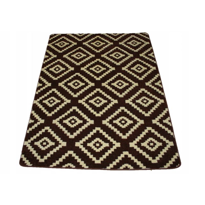 Dywan Opium 140x190 4868A Brąz Krem Romby Dywan Opium 140x190 4868A Brąz Krem Romby