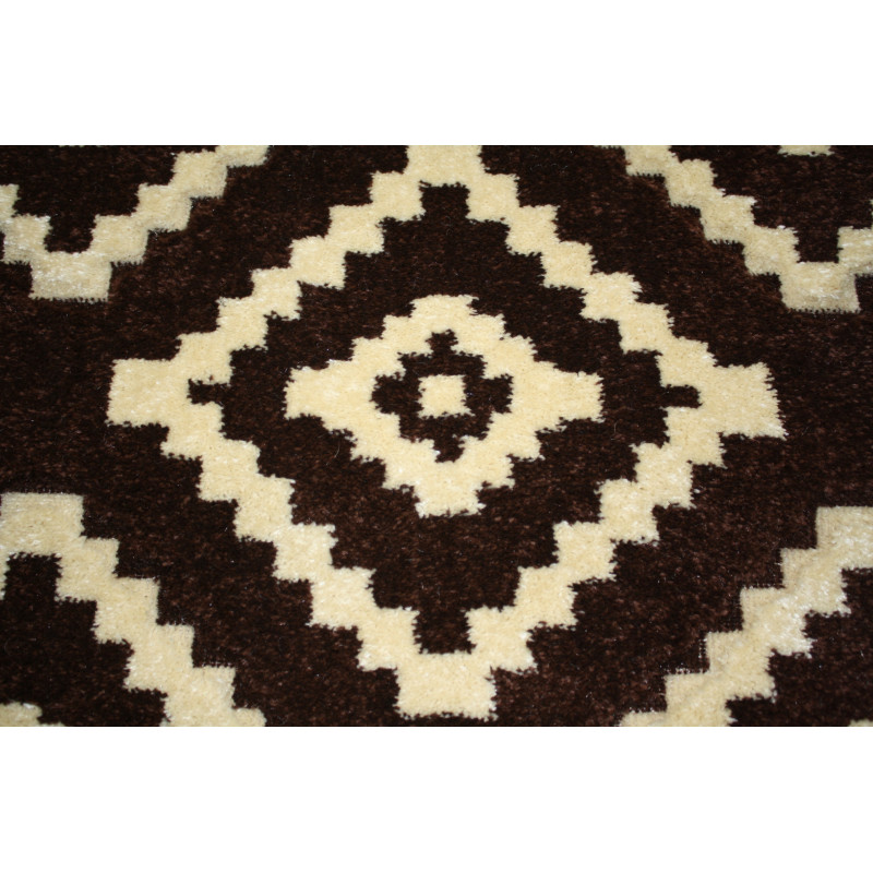 Dywan Opium 140x190 4868A Brąz Krem Romby Dywan Opium 140x190 4868A Brąz Krem Romby
