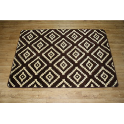 Dywan Opium 140x190 4868A Brąz Krem Romby Dywan Opium 140x190 4868A Brąz Krem Romby