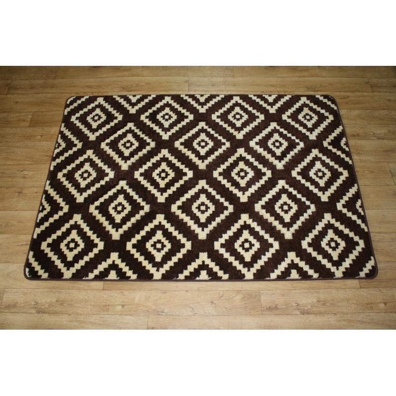 Dywan Opium 140x190 4868A Brąz Krem Romby Dywan Opium 140x190 4868A Brąz Krem Romby