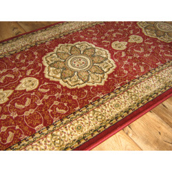 CHODNIK Dywanowy gruby heat-set szer. 100 cm bordo
