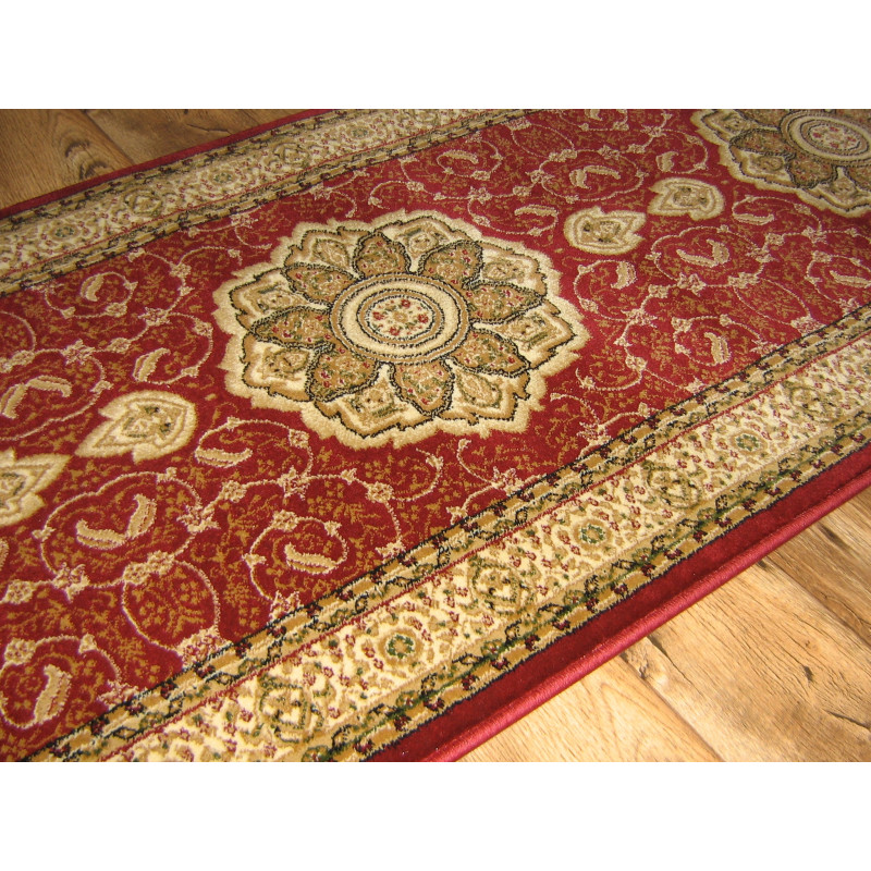 CHODNIK Dywanowy gruby heat-set szer. 100 cm bordo