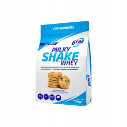 6PAK MILKY SHAKE WHEY 700G PYSZNE BIAŁKO NA ODCHUDZANIE WPC CIASTECZKO