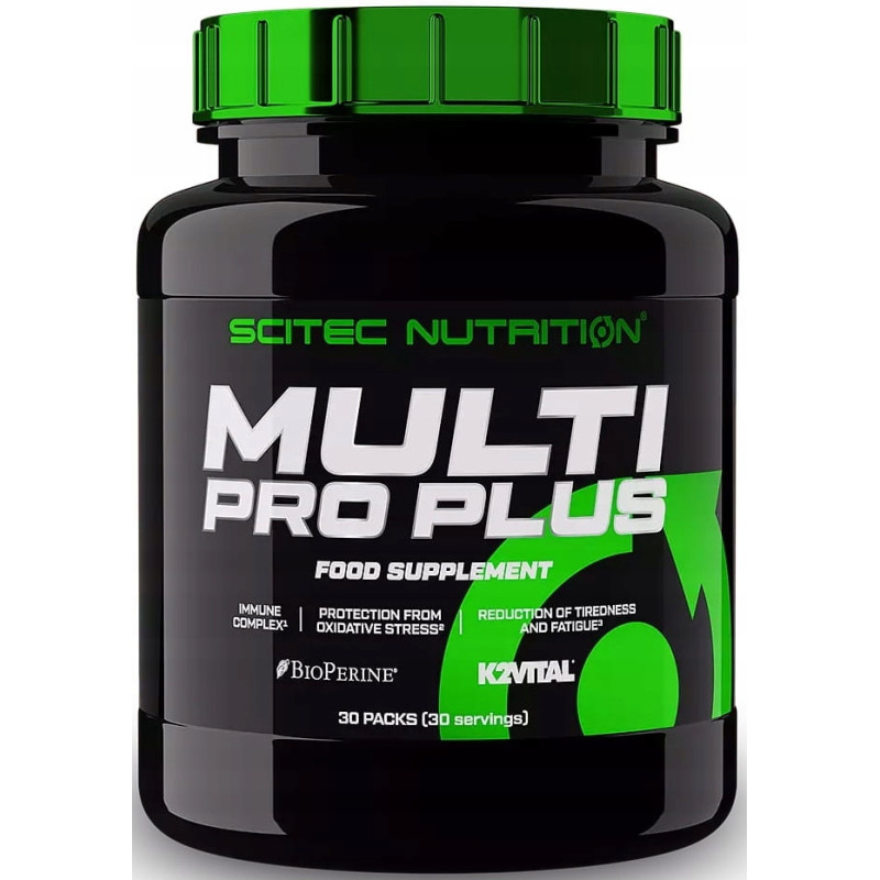 SCITEC MULTI-PRO PLUS 30 SASZ WITAMINY MINERAŁY MULTIVITAMINY MULTIWITAMINA