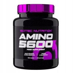 SCITEC AMINO 5600 500 TAB AMINOKWASY MOCNE SIŁA BCAA EAA MOCNE AMINOKWASY