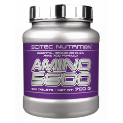 SCITEC AMINO 5600 500 TAB AMINOKWASY MOCNE SIŁA BCAA EAA MOCNE AMINOKWASY