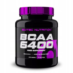 Scitec BCAA 6400 375 tabletek Aminokwasy Rozgałęzione Regeneracja