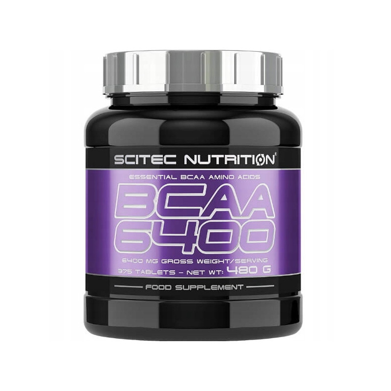 Scitec BCAA 6400 375 tabletek Aminokwasy Rozgałęzione Regeneracja