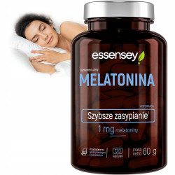 MELATONINA 1000 MCG 120 NOCY SEN SZYBKIE ZASYPIANIE KORTYZOL WYBUDZANIE