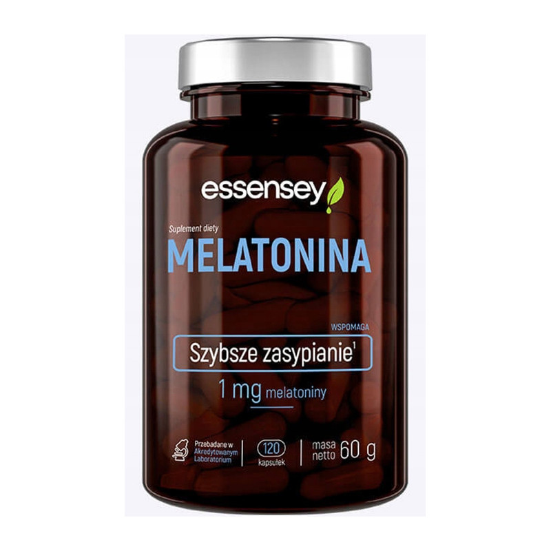 MELATONINA 1000 MCG 120 NOCY SEN SZYBKIE ZASYPIANIE KORTYZOL WYBUDZANIE