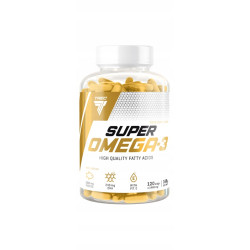 TREC SUPER OMEGA 3 EPA DHA PREMIUM TRAN OLEJ RYBI WITAMINA E ODPORNOŚĆ 120C