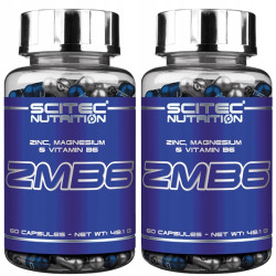 ZMA Scitec ZMB6 60 CAPS MAGNEZ CYNK B6 SEN LIBIDO TESTOSTERON ENERGIA
