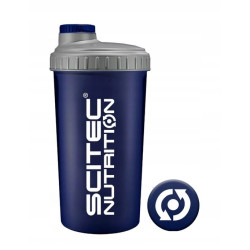 SHAKER DO ODŻYWEK SZEJKER NA SIŁOWNIĘ SZCZELNY BIAŁKO 700ml BLUE