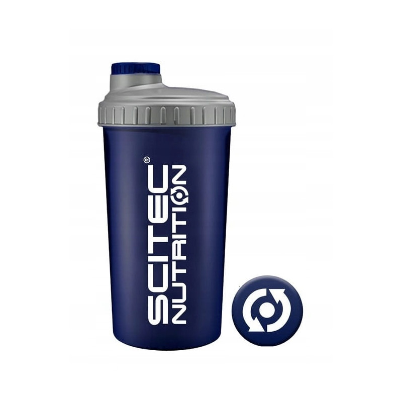 SHAKER DO ODŻYWEK SZEJKER NA SIŁOWNIĘ SZCZELNY BIAŁKO 700ml BLUE