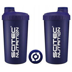 SHAKER DO ODŻYWEK SZEJKER NA SIŁOWNIĘ SZCZELNY BIAŁKO 700ml BLUE