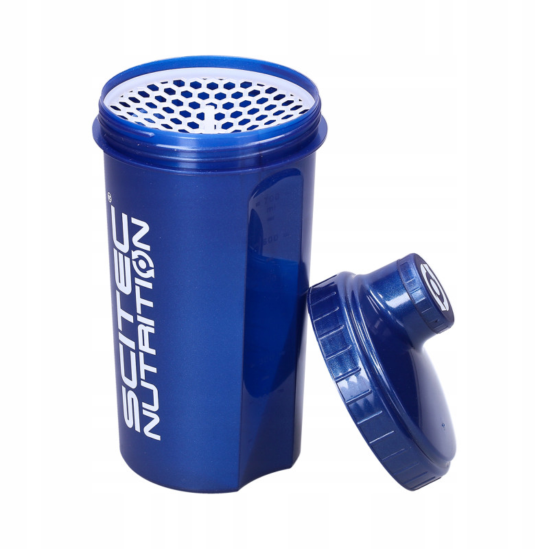 SHAKER DO ODŻYWEK SZEJKER NA SIŁOWNIĘ SZCZELNY BIAŁKO 700ml BLUE