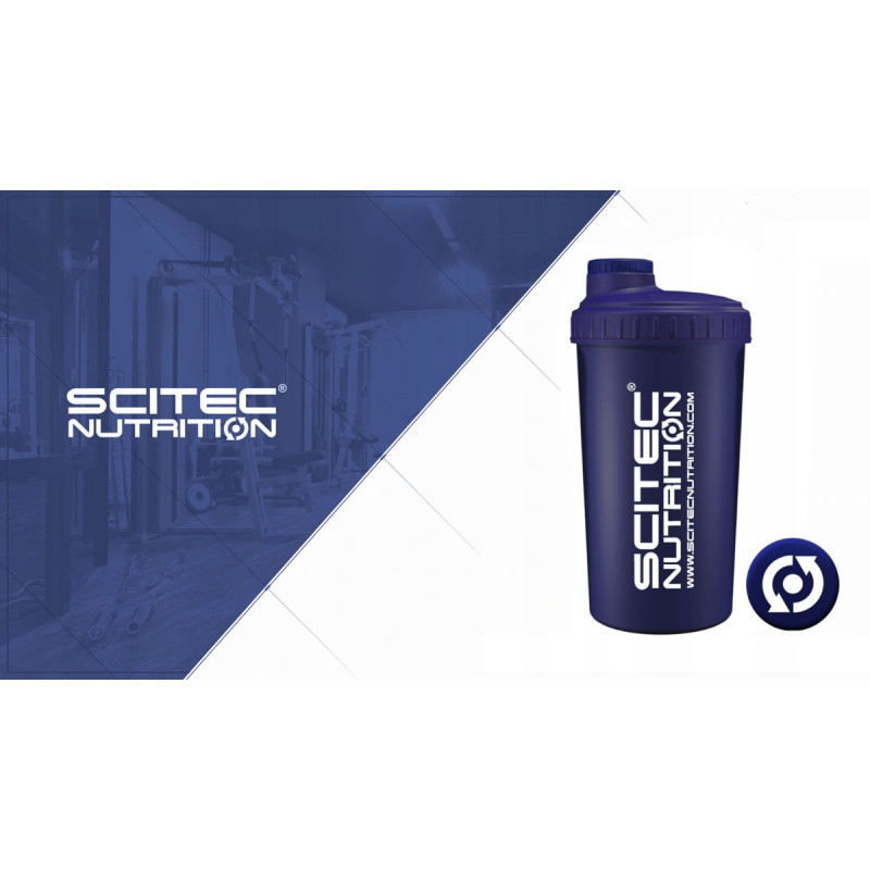 SHAKER DO ODŻYWEK SZEJKER NA SIŁOWNIĘ SZCZELNY BIAŁKO 700ml BLUE