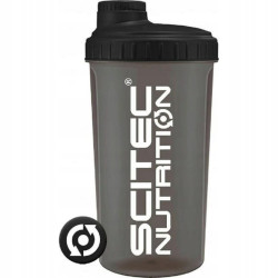 SHAKER DO ODŻYWEK SZEJKER NA SIŁOWNIĘ SZCZELNY BIAŁKO 700ml BLACK