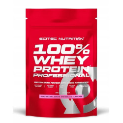 Scitec 100% Whey Protein Profesional WPC WPI - truskawka biała czekolada