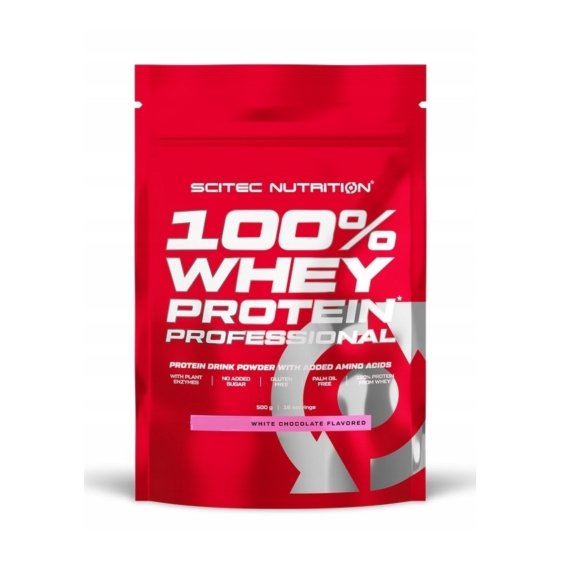 Scitec 100% Whey Protein Profesional WPC WPI Białko - biała czekolada