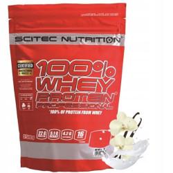Scitec 100% Whey Protein Profesional WPC WPI Białko - wanilia
