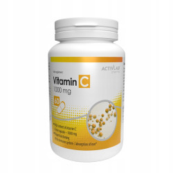 Witamina C 1000mg 60 kapsułek Activlab KWAS L-ASKORBINOWY Vitamin C