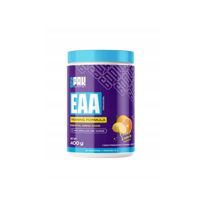 6PAK AMINOKWASY EAA EGZOGENNE REGENERACJA SIŁA POMPA ANTYKATABOLIK 400g