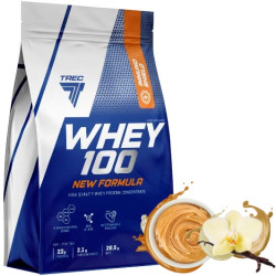 TREC WHEY 100 NEW FORMULA 700g BIAŁKO WPC PROTEIN BCAA EAA GLUTAMINA WPI