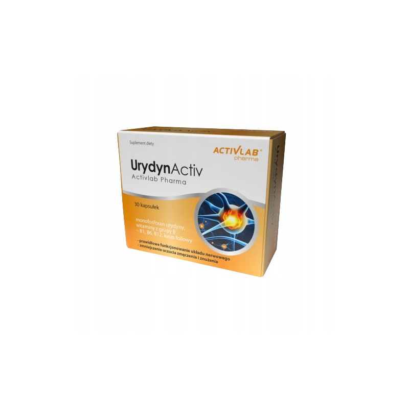 ACTIVLAB URYDYNACTIV BÓL KRĘGOSŁUPA BÓLE STAWÓW NERWOBÓLE URYDYNA 30 CAPS