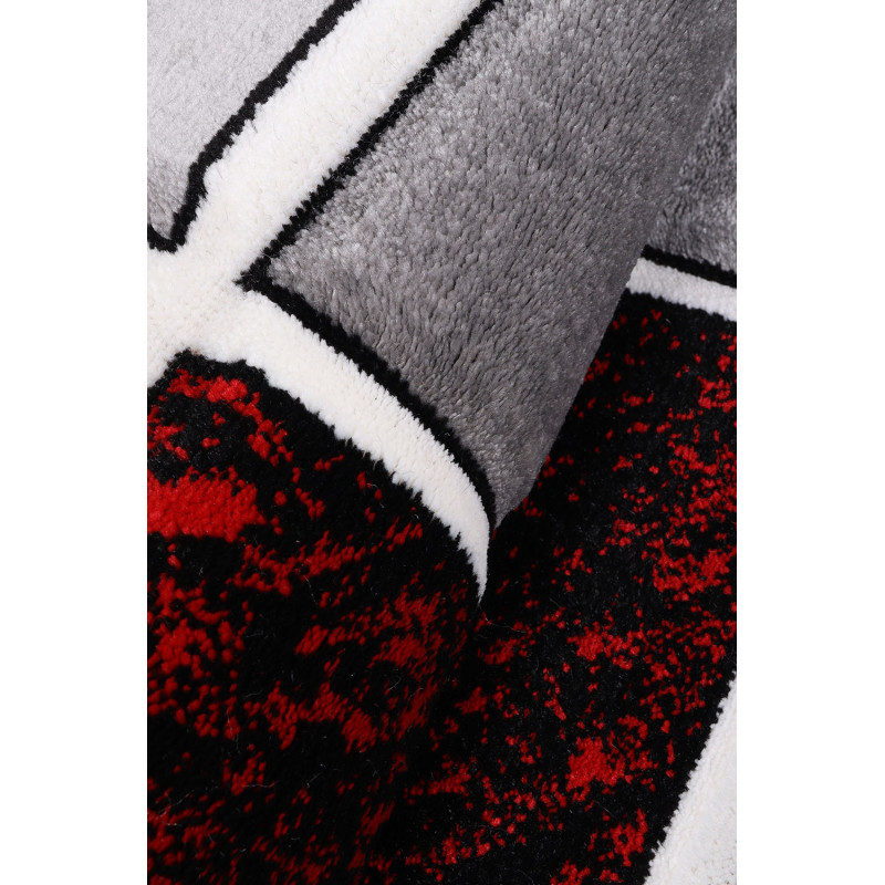 Dywan Cosmic Carving 5078 GREY RED 80x150cm Dywan Cosmic Carving 5078 GREY RED 80x150cm