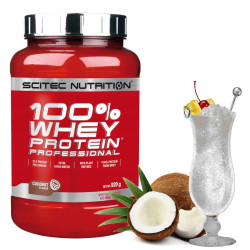 SCITEC 100% WHEY PROTEIN PROFESSIONAL 920g PYSZNE BIAŁKO KOKOS