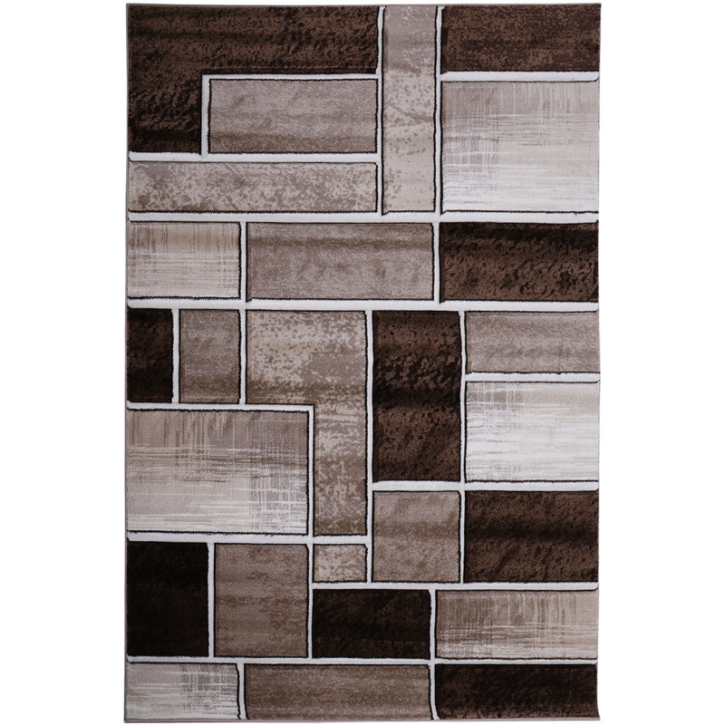 Dywan Cosmic Carving 5078 CREAM BROWN 60x110cm