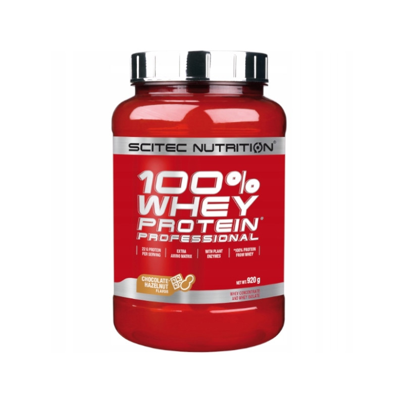 SCITEC 100% WHEY PROTEIN PROFESSIONAL 920g PYSZNE BIAŁKO CZEKOLADA ORZECH SCITEC 100% WHEY PROTEIN PROFESSIONAL 920g PYSZNE BIAŁKO CZEKOLADA ORZECH