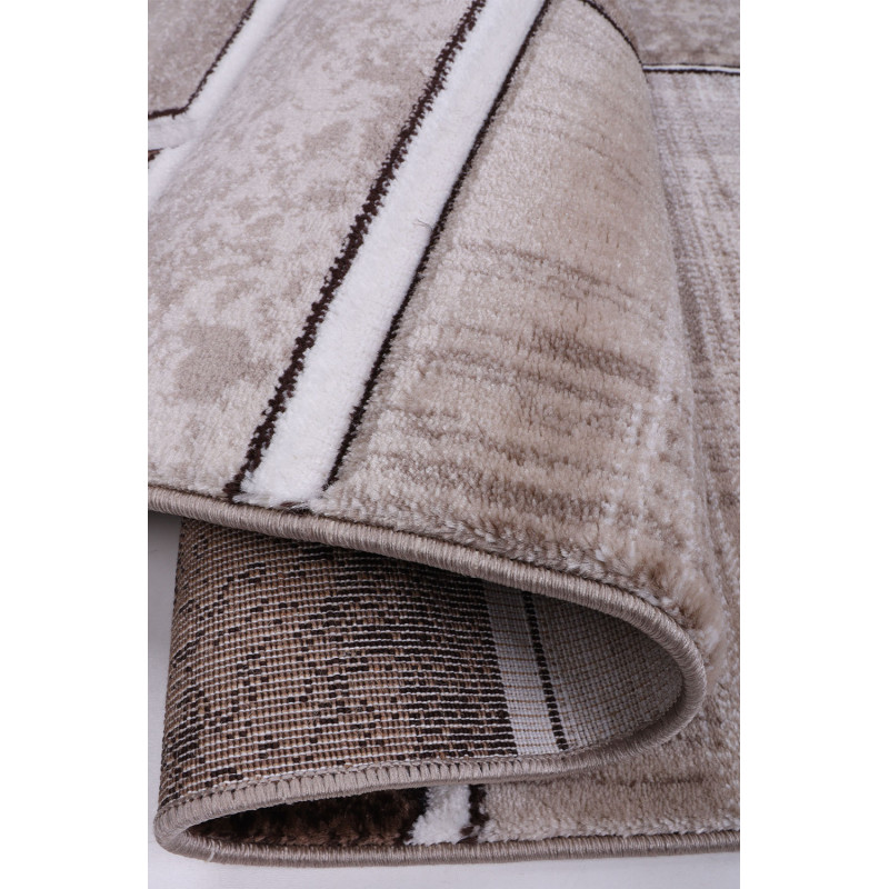 Dywan Cosmic Carving 5078 CREAM BROWN 60x110cm
