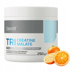 Ostrovit Tri-Creatine Malate JABŁCZAN KREATYNY PURE 250g - pomarańcz
