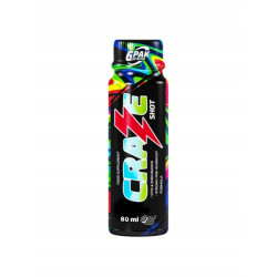 6PAK CRAZE SHOT KOFAINA BETA-ALANINA SKUPIENIE ENERGIA