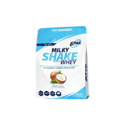 6PAK MILKY SHAKE WHEY 700G PYSZNE BIAŁKO NA ODCHUDZANIE WPC COCONUT