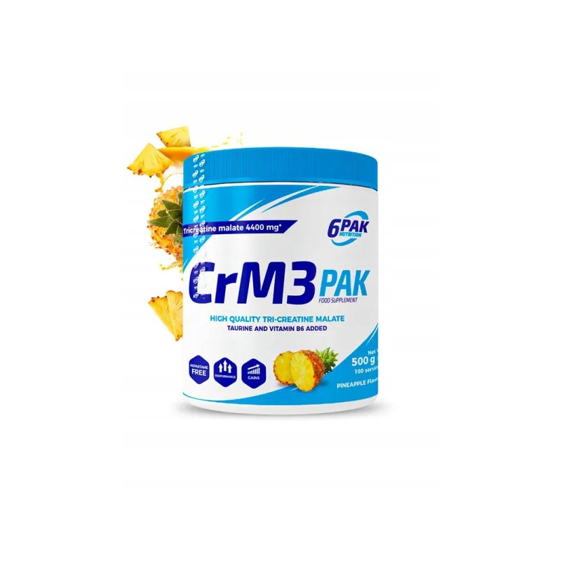 JABŁCZAN KREATYNY CRM3 KREATYNA CREATINE TCM TRI CREATINE ANANAS 500g
